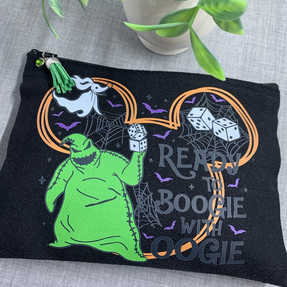 Oogie boogie makeup or pencil bag